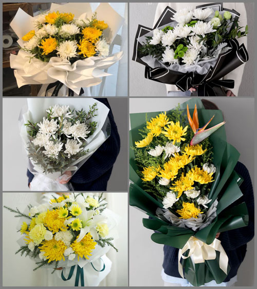 湖北随州市广水市余店镇九岭山村白事花束代送